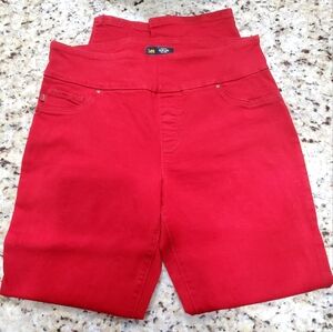 Lee Slim Fit Slim Leg Mid Rise Sculpting Pull-On Jeans/Jeggings